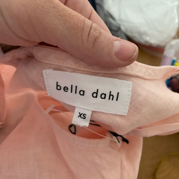 Bella Dahl Pink Linen Dress - Picture 2 of 4